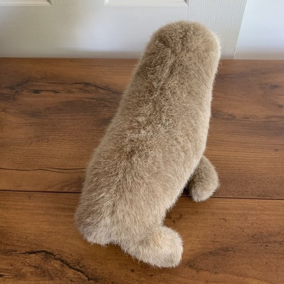 Vintage Gund 1986 Walrus Plush Stuffed Animal Toy 11" Brown Schmedley - Picture 7 of 8